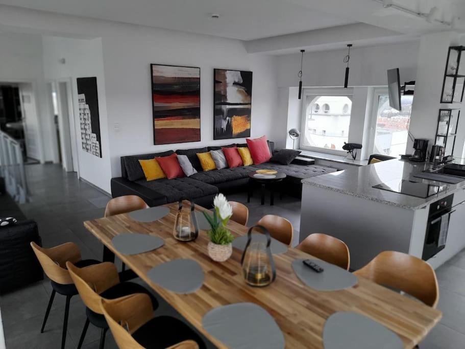 100M2 Penthouse On Top Of The City 1000Mb/S, Airc. 브로츠와프 외부 사진